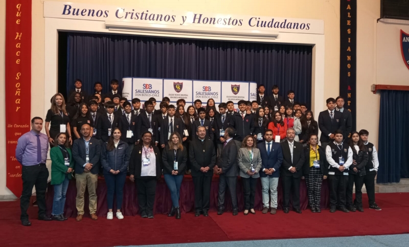 Delegación de Don Bosco Calama participó en el VIII Congreso Técnico Profesional del Norte Grande Exponor 2024