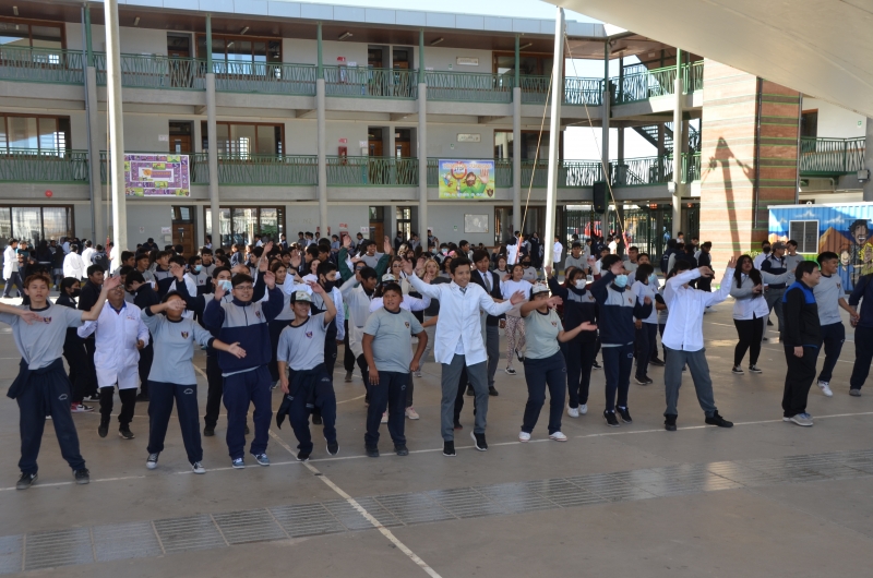 Con pura energía se vivió el Día de la Actividad Física en Don Bosco Calama
