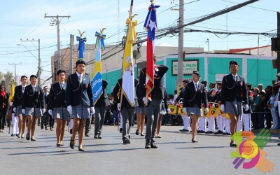 Desfile escolar 139 Años de Calama
