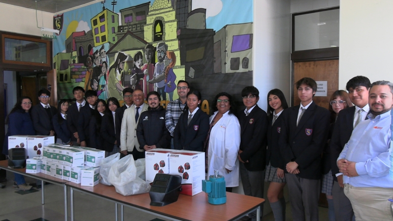 Minera El Abra realiza importante donación al Colegio Técnico Industrial Don Bosco Calama